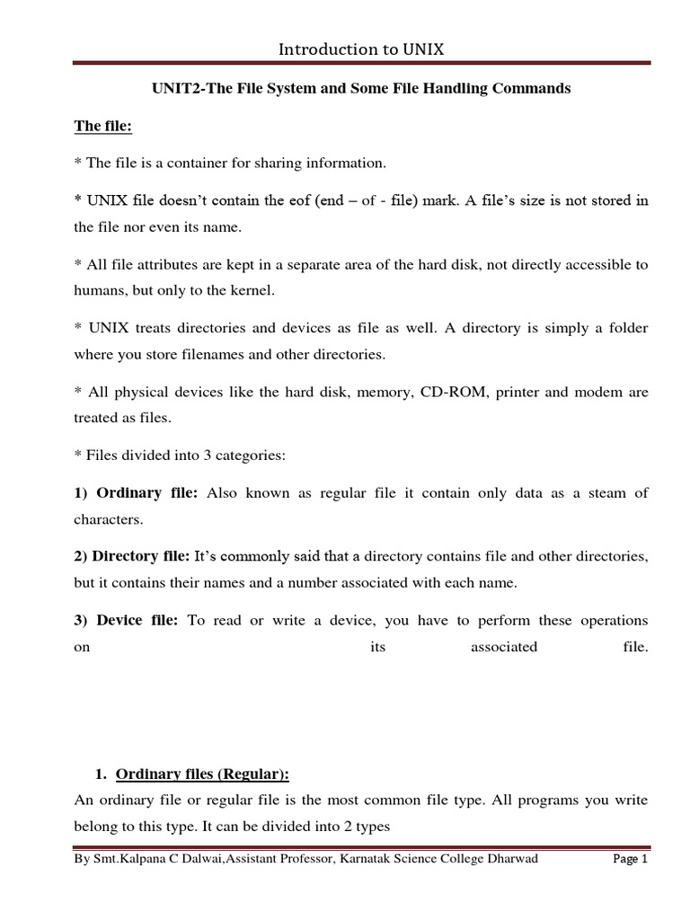 BCA1 Linux | PDF | Computer File | Filename