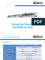 SWICO Sliding Door Operator Ver. 2020-01