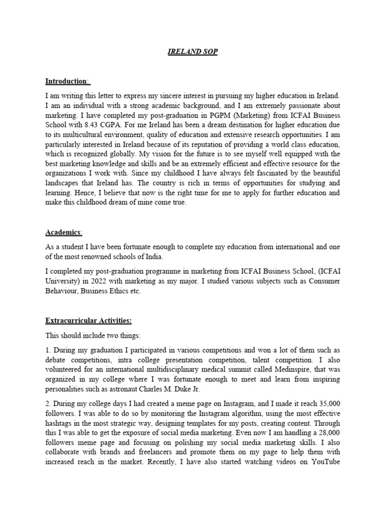 Sop format for trinity college pdf marketing social media marketing