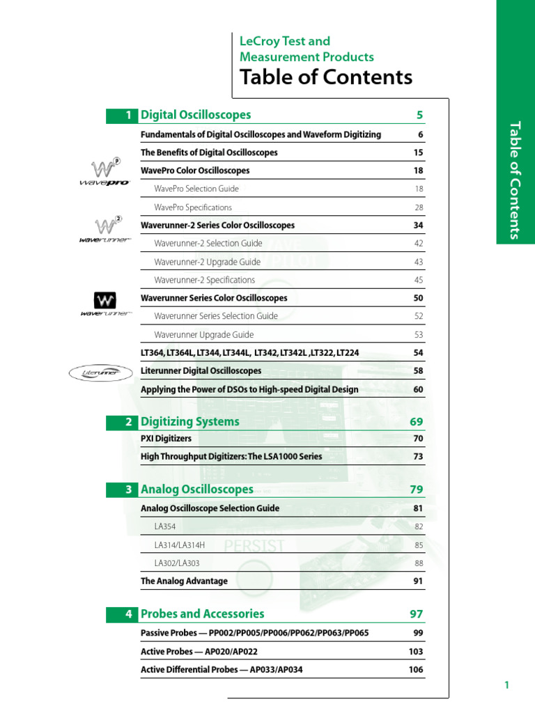 LeCroy 2001 Catalog | PDF | Analog To Digital Converter | Sampling ...