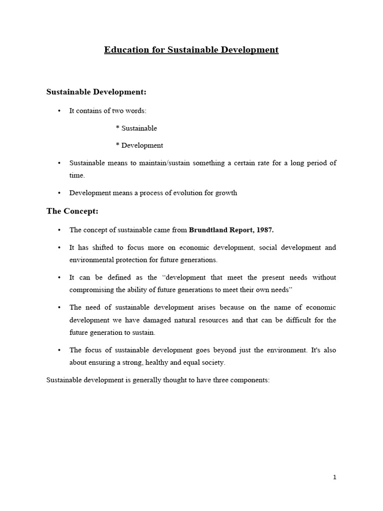 Sustainable Development Pdf Sustainability Sustainable Development