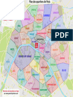 Plan Des Quartiers de Paris FR