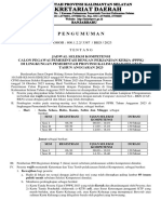 6800 Pengumuman Jadwal Seleksi Kompetensi PPPK Di Lingkungan Pemprov Kalsel TA 2023 V2 (1) Sign