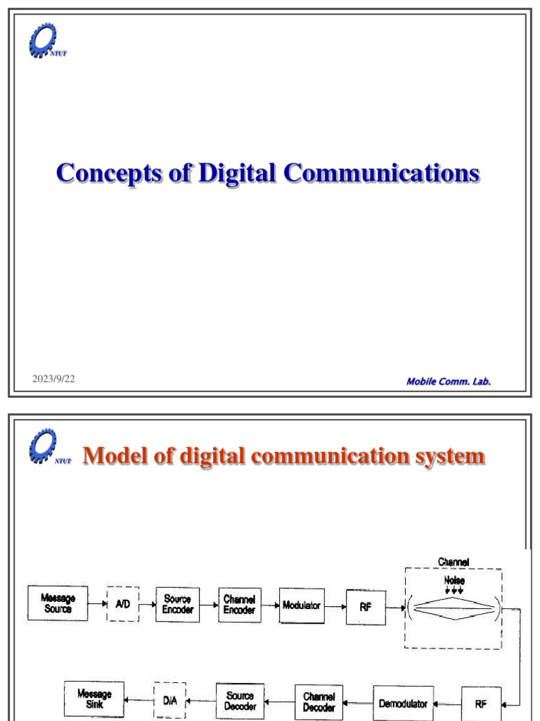 Concepts of Digital Communications | PDF | Modulation | Bit Rate