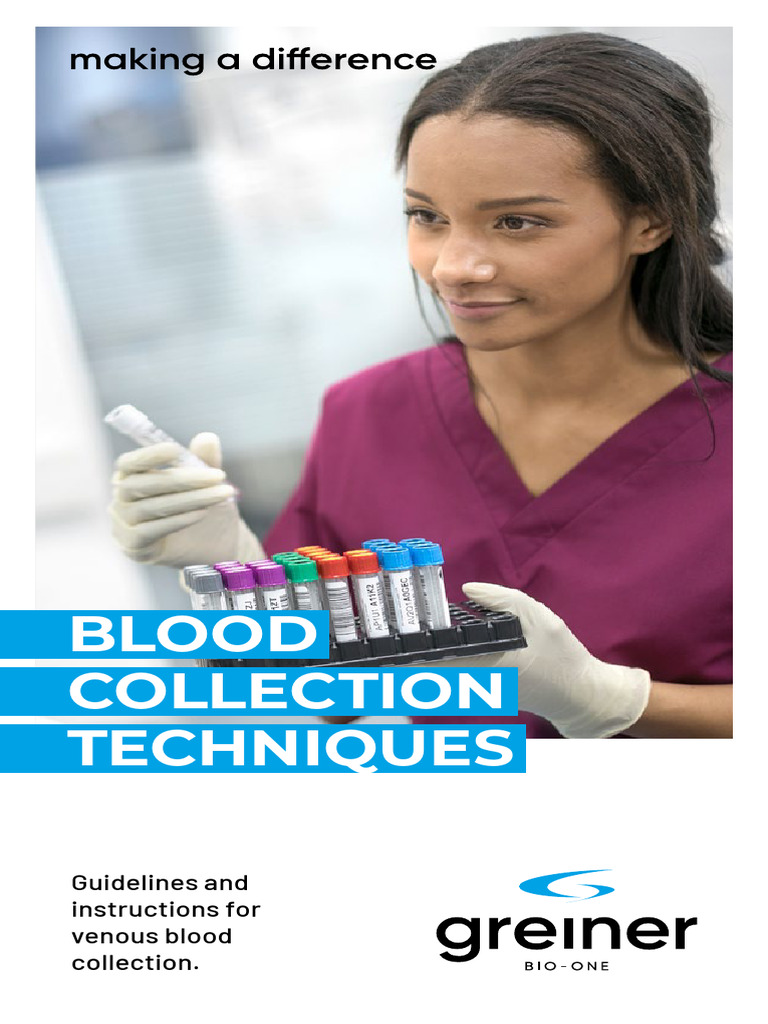 VACUETTE Blood Collection Techniques Booklet en Rev08 0122 Web | PDF ...