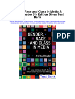 Gender Race and Class in Media A Critical Reader 5th Edition Dines Test Bank