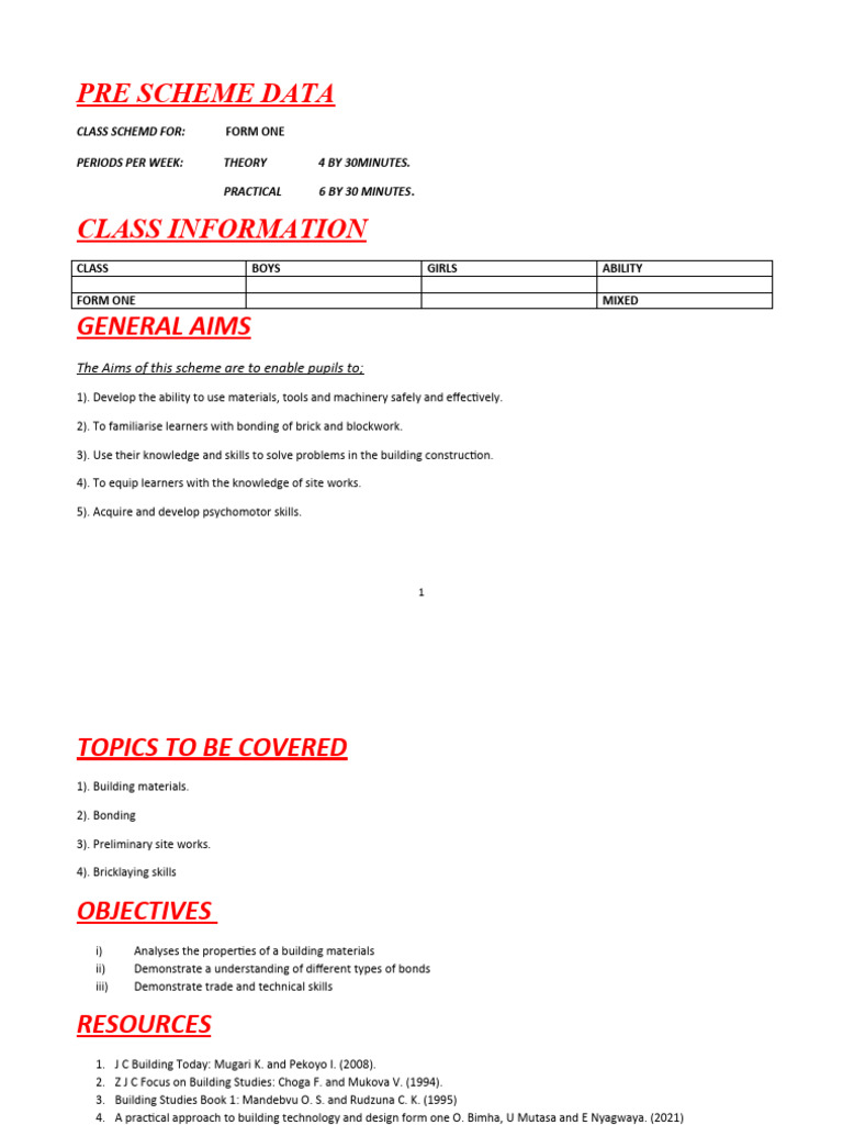 Form 2 term 2 scheme 2022 pdf learning concrete