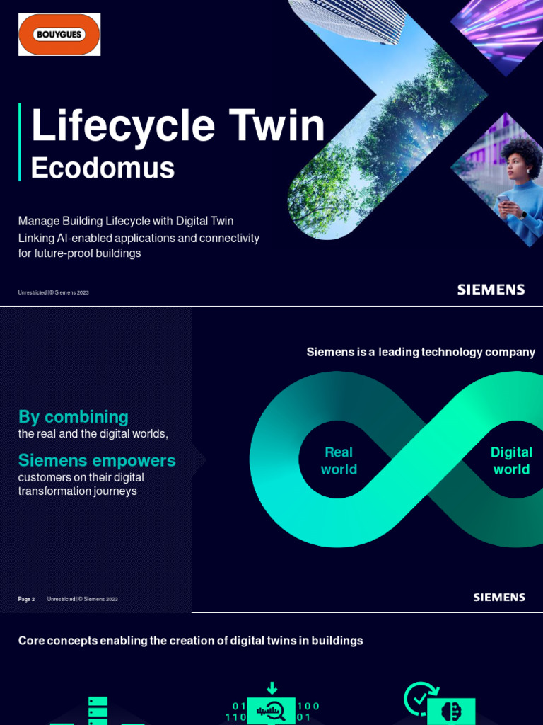 Siemens Lifecycle Twin - Bouygues - Shared | PDF | Building Information ...