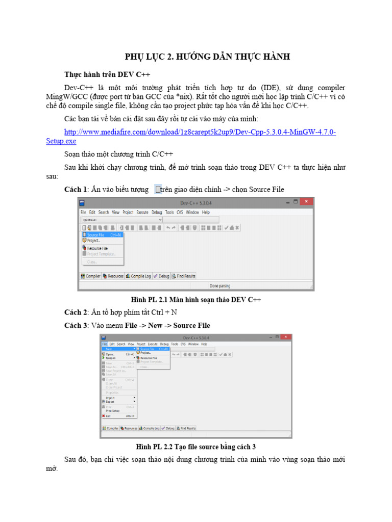 Hướng dẫn sử dụng các IDE C++ | PDF