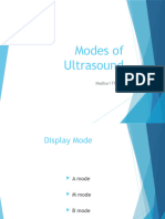 Modes of Ultrasound New