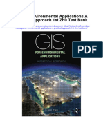 Gis For Environmental Applications A Practical Approach 1st Zhu Test Bank
