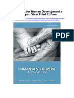 Test Bank For Human Development A Life Span View Third Edition