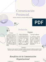 4.2 Comunicación Presencial.