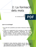 La Formació de Mots