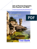 Fundamentals of Physical Geography 2nd Edition Petersen Test Bank