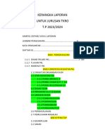 Kerangka Laporan Tkro 2023