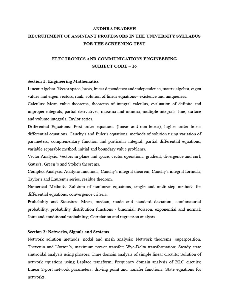 16 Electronics and Communication Engineering PDF Mathematical