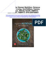 Test Bank For Human Nutrition Science For Healthy Living 2nd Edition Tammy Stephenson Wendy Schiff Isbn10 1259709957 Isbn13 9781259709951
