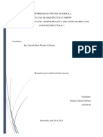 Materiales para Elaboración de Concreto