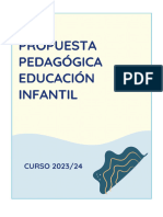 Propuesta Pedagógica INFANTIL 2023-24