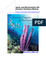 General Organic and Biochemistry 8th Edition Denniston Solutions Manual