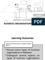 Lecture 1 - Business Organisations