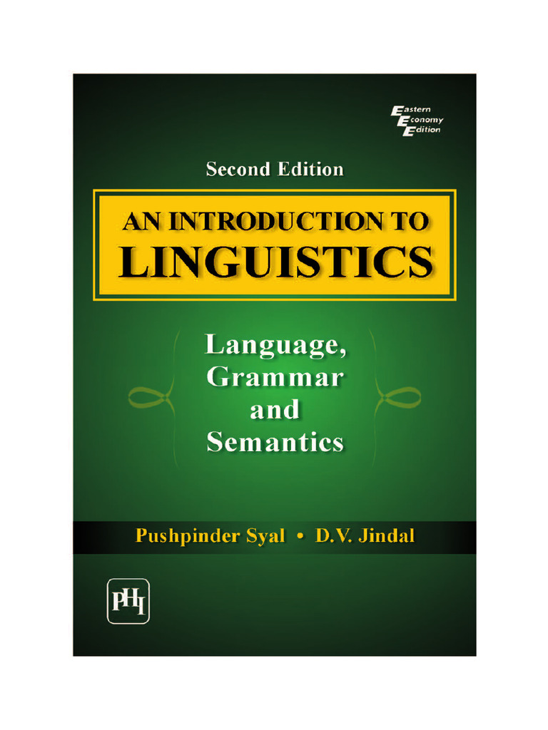 Introduction to Linguistics Overview | PDF | Foreign Language Studies