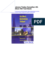 Global Business Today Canadian 4th Edition Hill Test Bank