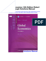 Global Economics 13th Edition Robert Carbaugh Solutions Manual