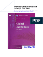 Global Economics 13th Edition Robert Carbaugh Test Bank