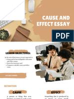 Cause and Effect Essay Group 2 3