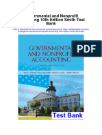 Governmental and Nonprofit Accounting 10th Edition Smith Test Bank
