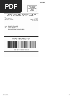 3 Wide Drawer 1Qty. Shipping Label