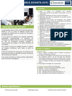 Fiche Emploi - Responsable Achats