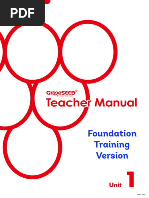 GRAPESEED teacher's manual ＋　unit1 GrapeSEED Teacher Manual: Unit 1 Overview | PDF | Phonics