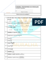 Ficha 8 Matematica