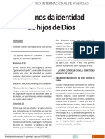 Sem-25 - Jesus Nos Da Identidad de Hijos de Dios