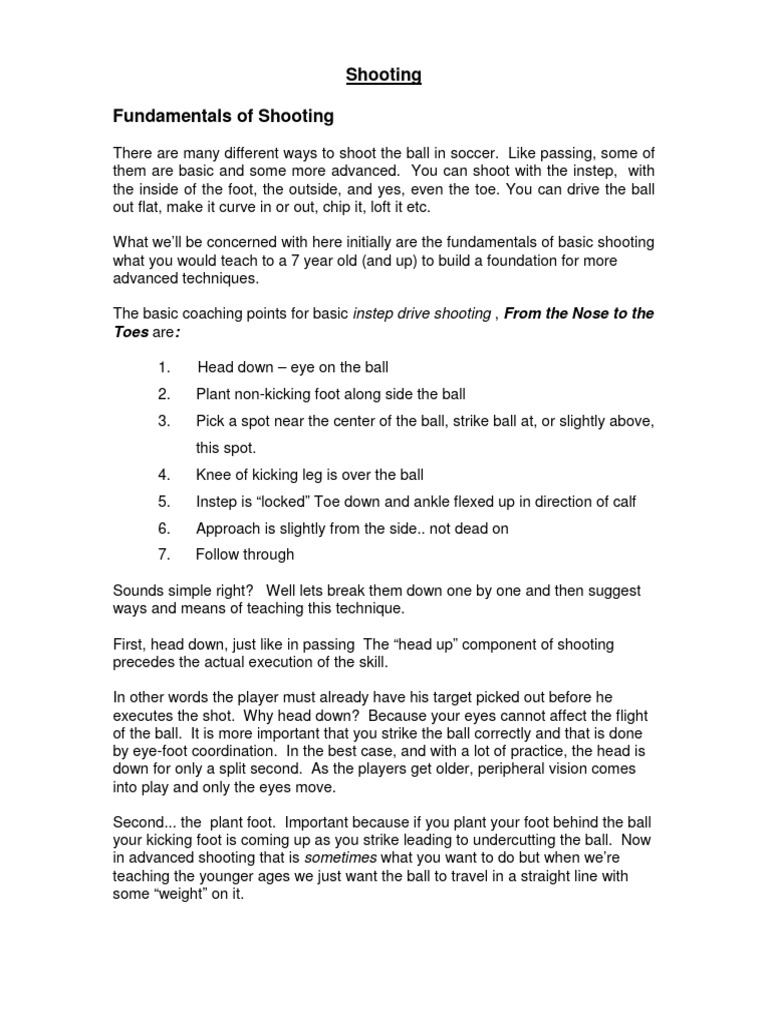 Shooting | PDF | Foot | Sports Rules And Regulations