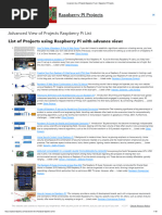 Advanced View of Projects Raspberry Pi List - Raspberry PI Projects