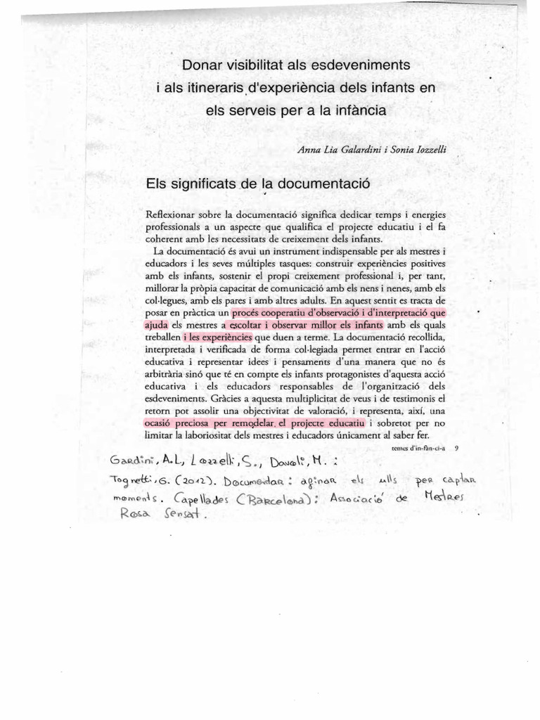Galardini - Donar Visibilitat | PDF
