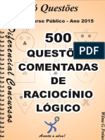 500 Questões Comentadas de Raciocínio Lógico (2)