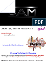 Lecture 05 - Memonry Techniques - 2 (Chem P - II)