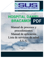 Manuales Lista de Servicios Del Sus.h.d.b