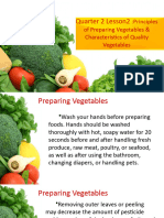 Quarter 2 Lesson 2 Preparation of Vegetables