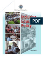 Inclusive Education Policy