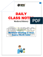 Medieval History 01 - Daily Class Notes (Sankalp (UPSC 2024) )