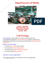 4 - Cold Working Processes of Metals