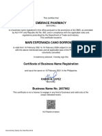 BN Certificate