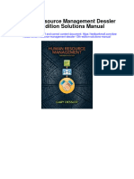 Human Resource Management Dessler 13th Edition Solutions Manual