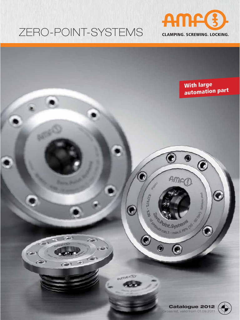 AMF Zero-Point Clamping System Overview | PDF | Mechanical Engineering ...